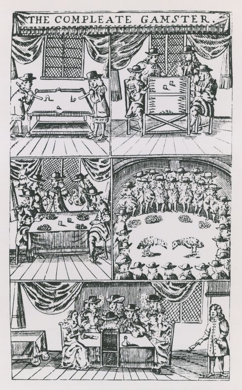 Illustrations from The Compleat Gamster by English School