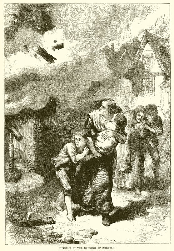 Incident in the burning of Norfolk by English School