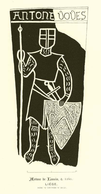 Incised Slab (engraving) by English School