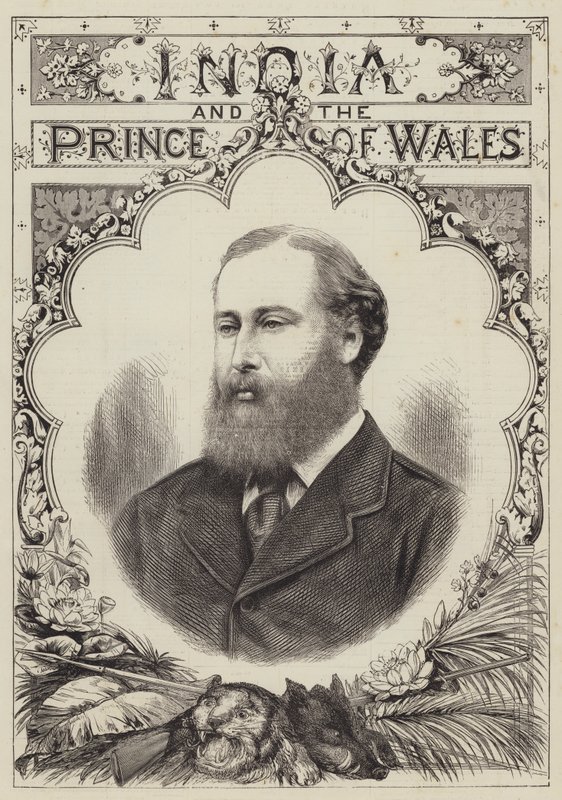 India and the Prince of Wales by English School