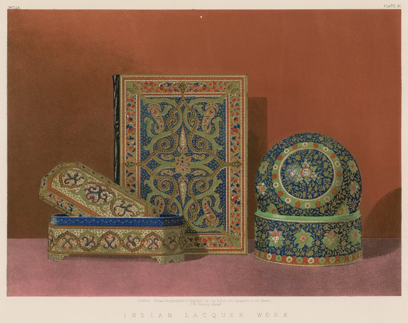 Indian Lacquer Work by English School