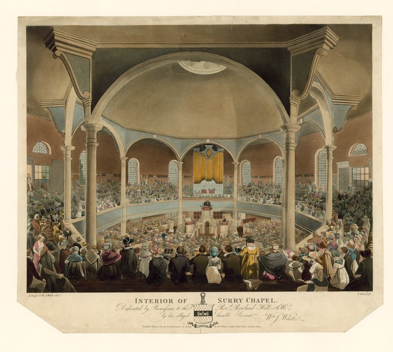 Interior of Surrey Chapel by English School