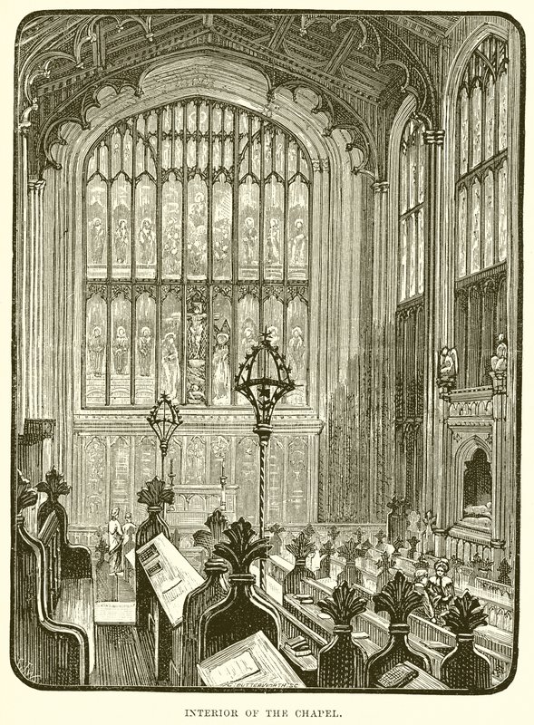 Interior of the Chapel by English School