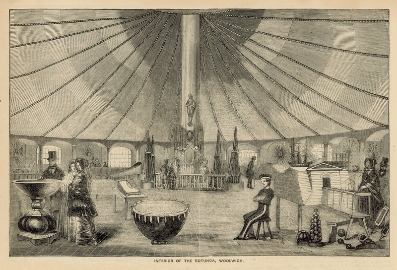 Interior of the Rotunda by English School