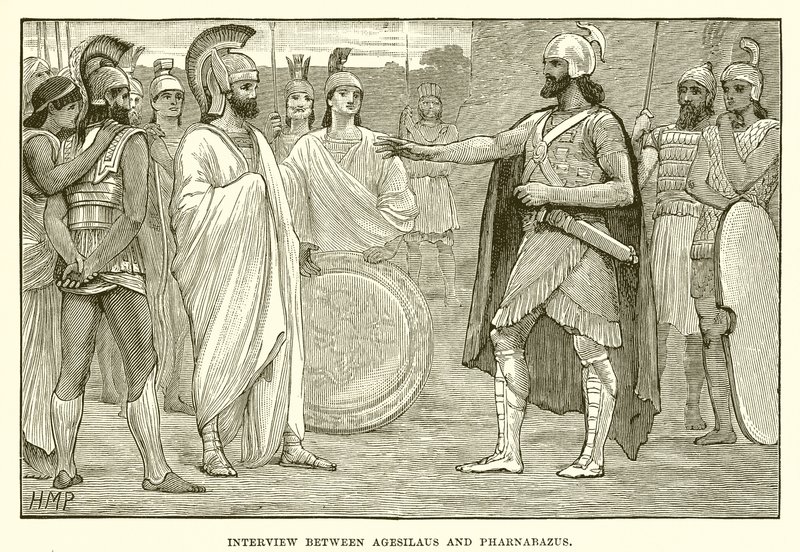 Interview Between Agesilaus and Pharnabazus by English School