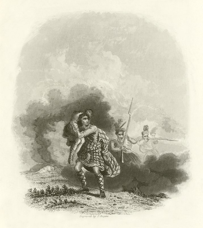 Intrepid Conduct of Captain Macdonald by English School
