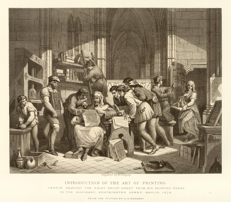 Introduction of the Art of Printing by English School