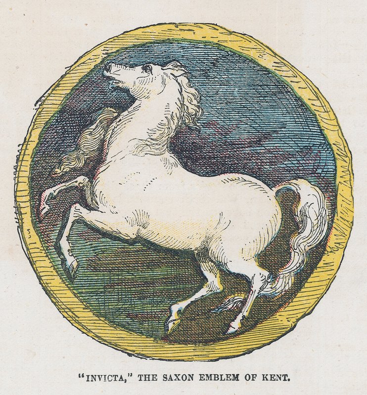 Invicta, the Saxon Emblem of Kent by English School