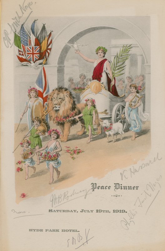 Invitation to the Peace Dinner by English School