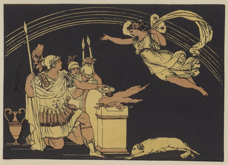 Iris appearing to Turnus by English School