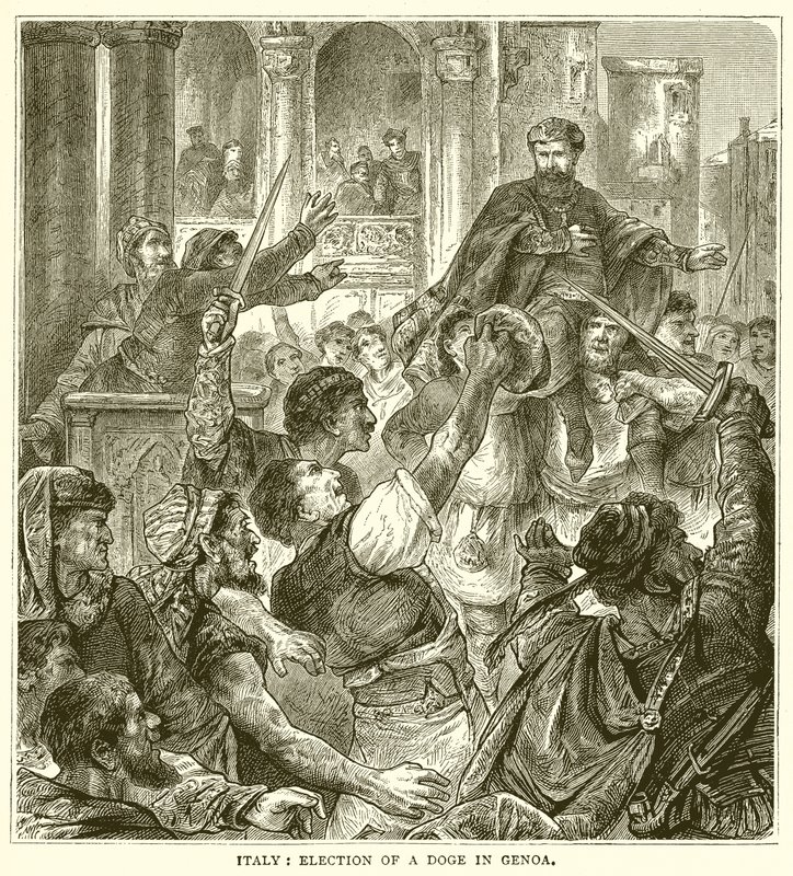 Italy: Election of a Doge in Genoa by English School
