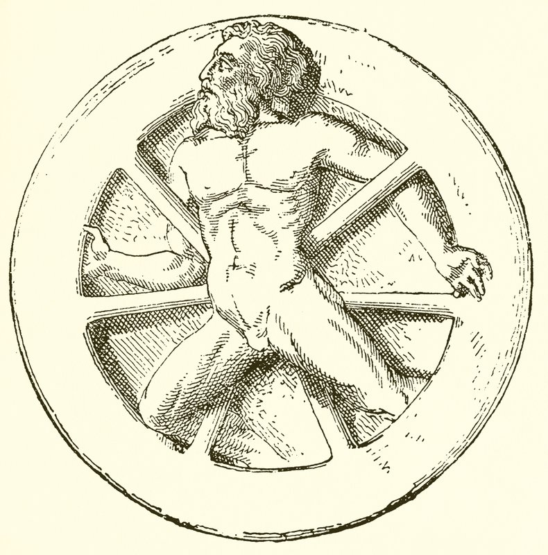 Ixion upon the Wheel by English School