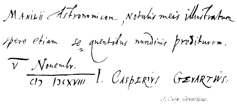 J Caspar Gevartius by English School