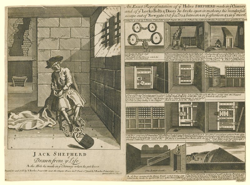 Jack Shepherd and His Escapes by English School
