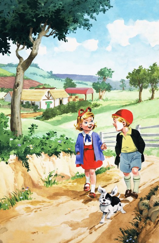 Jack and Jill and the Old Castle by English School
