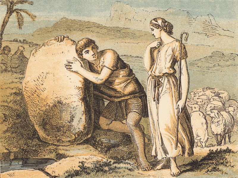 Jacob and Rachel by English School