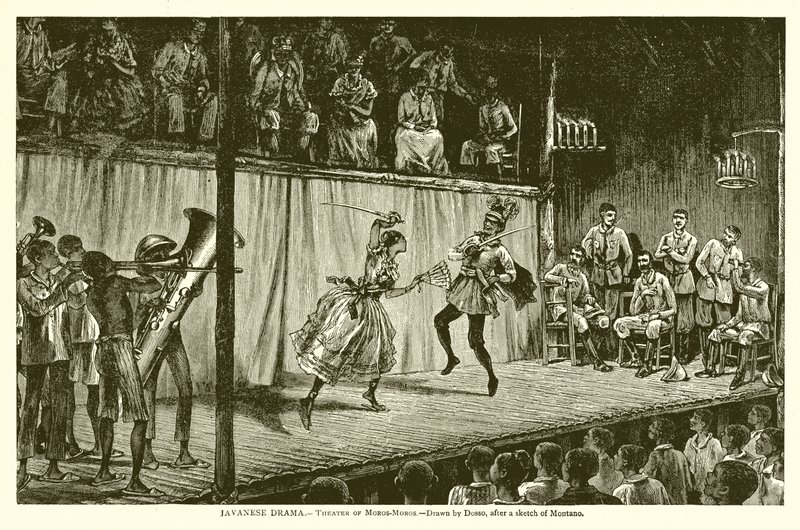 Javanese Drama--Theater of Moros-Moros by English School