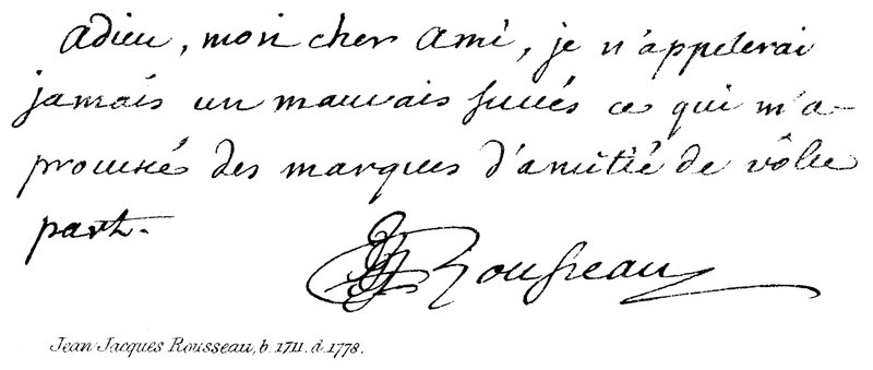 Jean Jacques Rousseau by English School