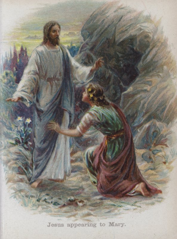 Jesus Appearing to Mary by English School