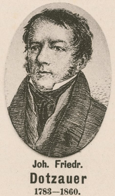 Johann Friedrich Dotzauer by English School