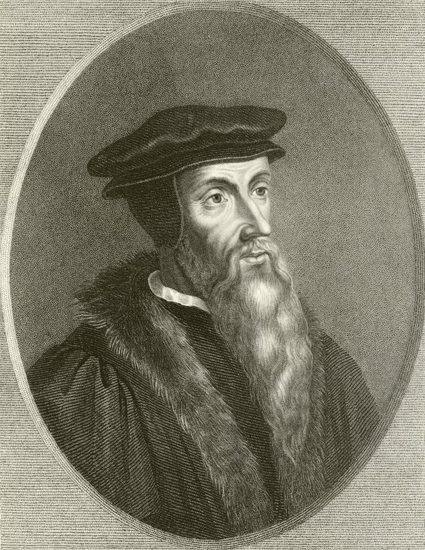 John Calvin by English School
