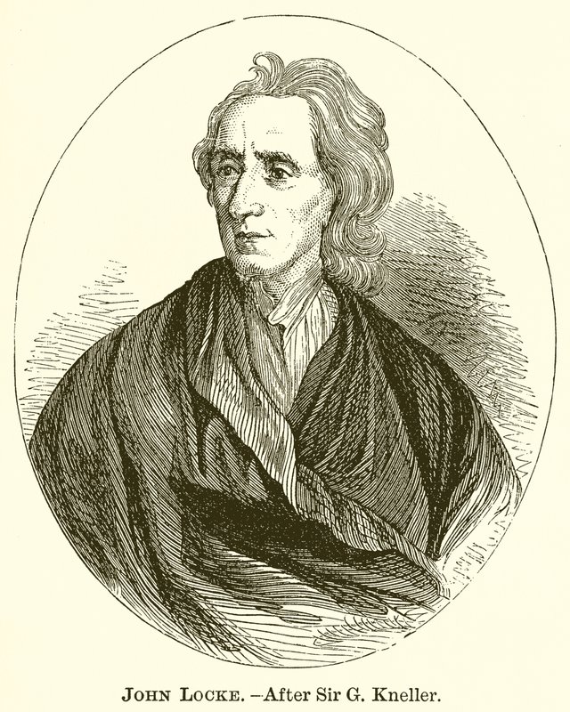 John Locke (After Sir G. Kneller) by English School