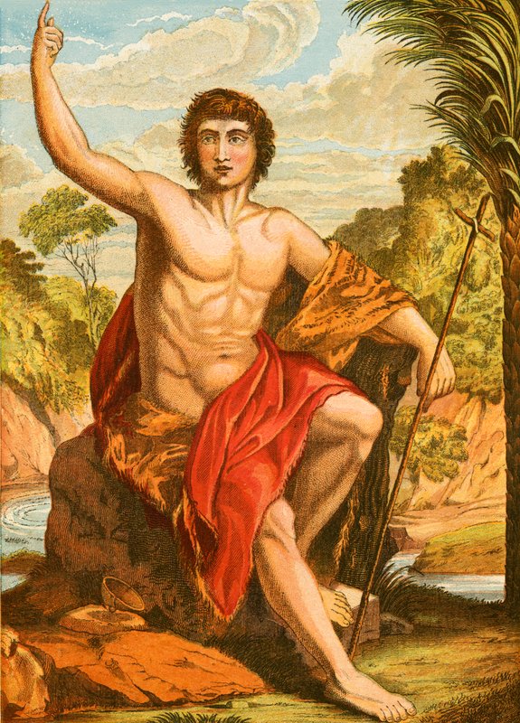 John the Baptist by English School