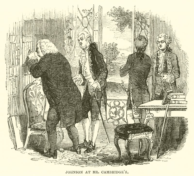 Johnson at Mr Cambridge