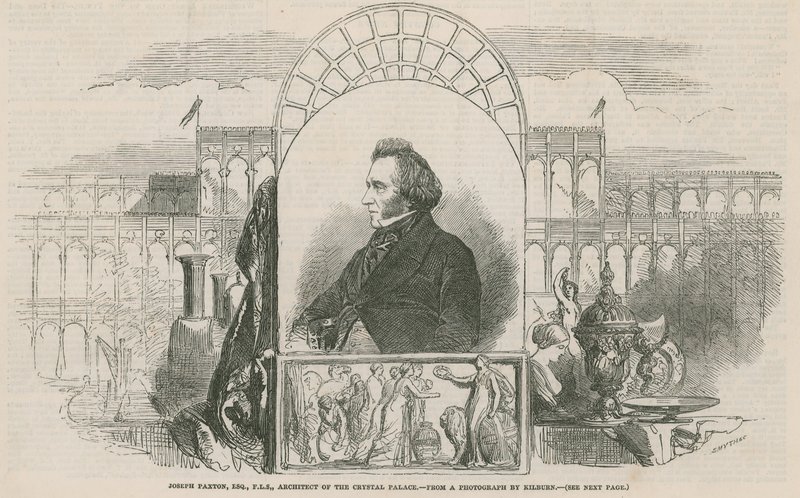 Joseph Paxton, Architect of the Crystal Palace by English School
