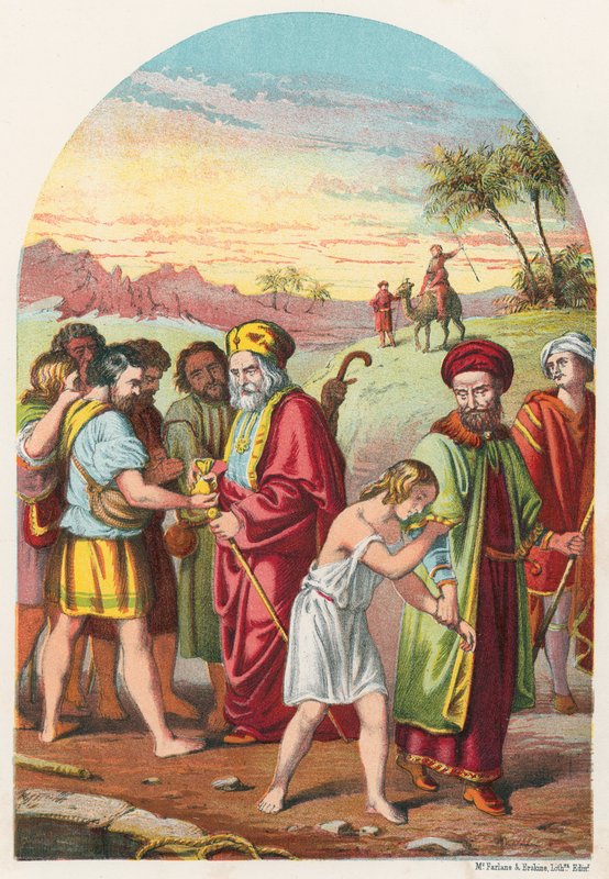 Joseph Sold by his Brothers by English School