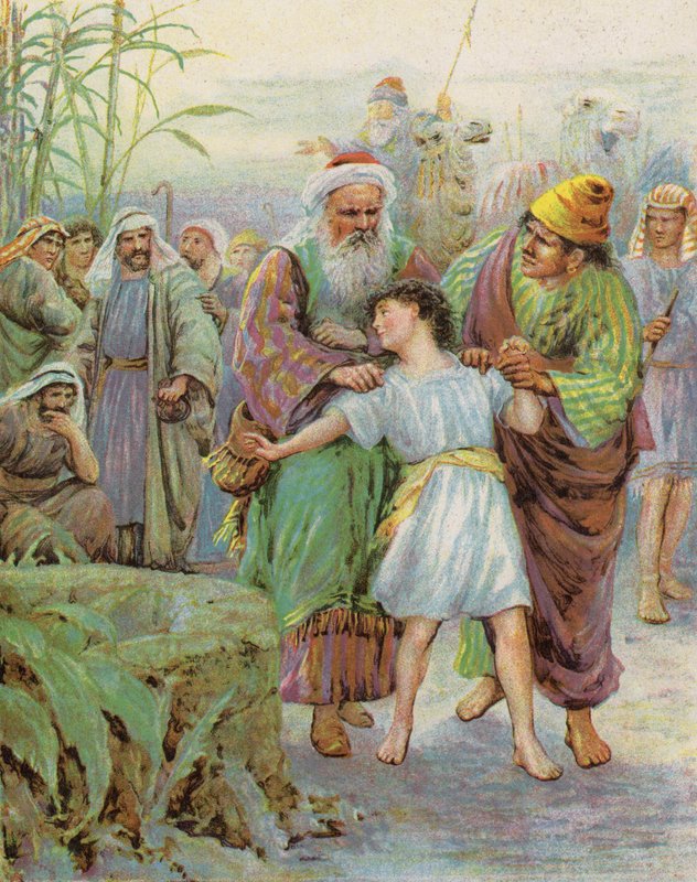 Joseph Sold into Captivity by English School