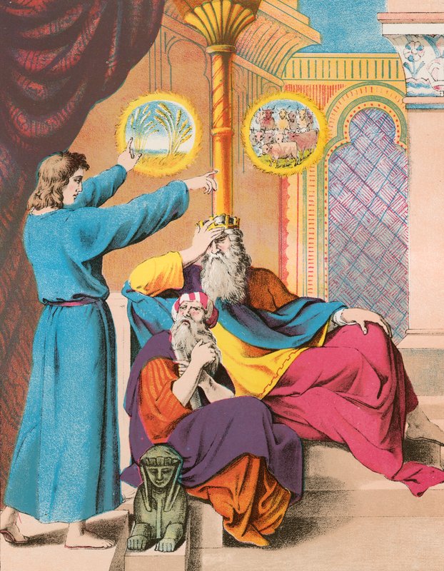 Joseph interpreting Pharaoh