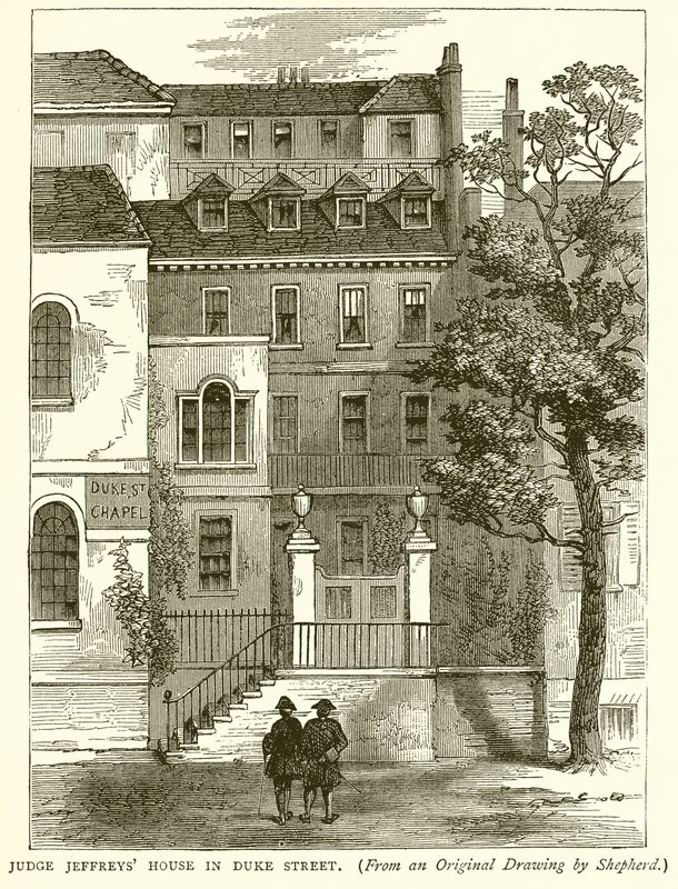 Judge Jeffreys House in Duck Street by English School