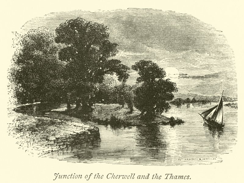 Junction of the Cherwell and the Thames by English School