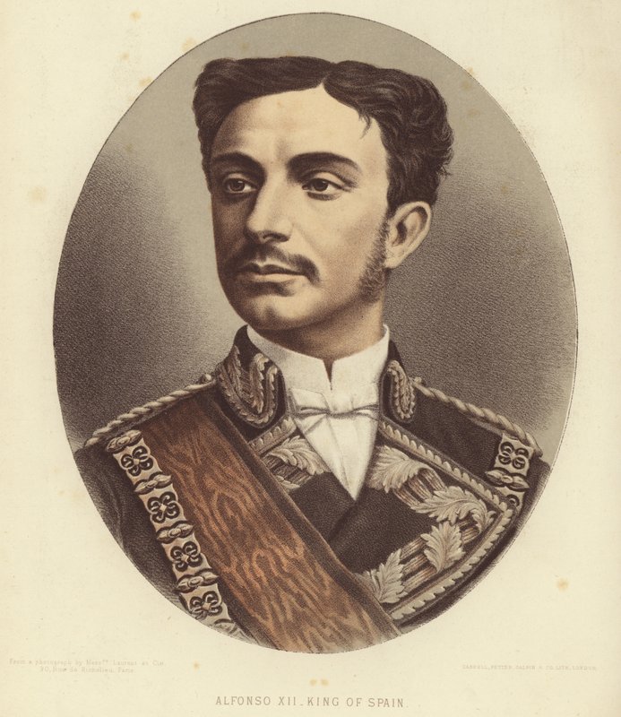 King Alfonso XII of Spain by English School