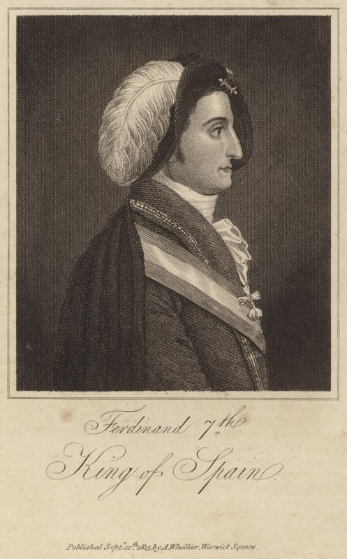 King Ferdinand VII of Spain by English School