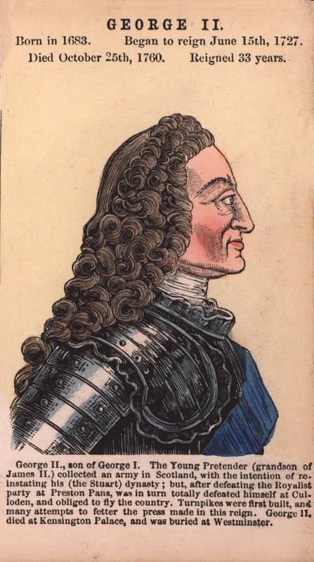 King George II by English School