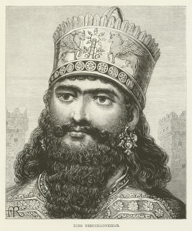 King Nebuchadnezzar by English School