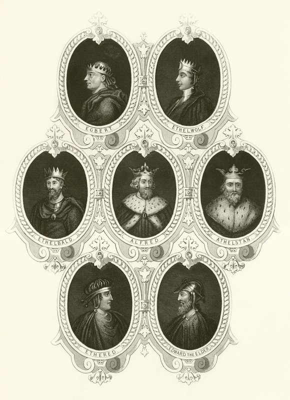 Kings of England by English School