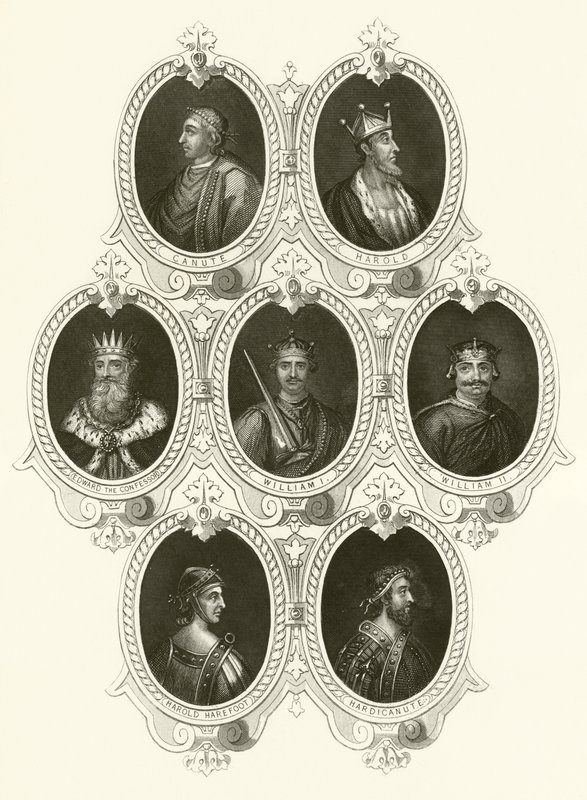 Kings of England by English School