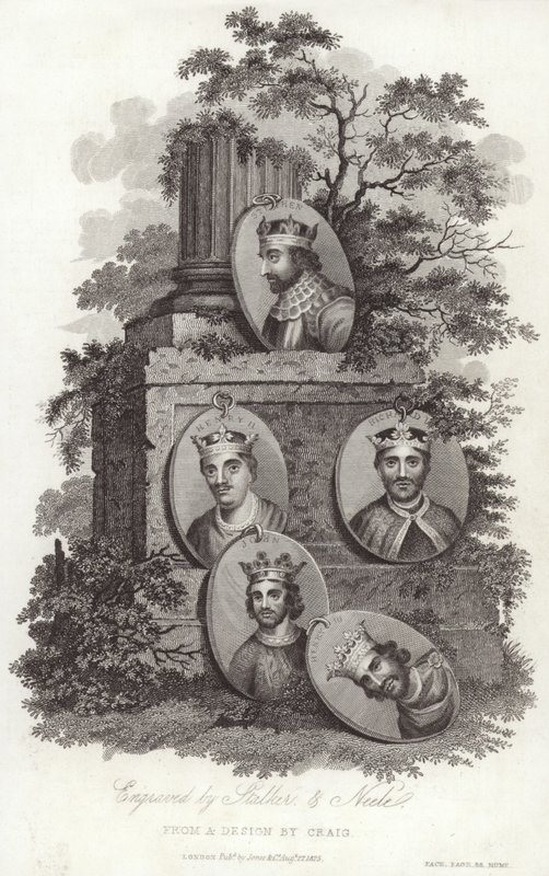 Kings of England by English School