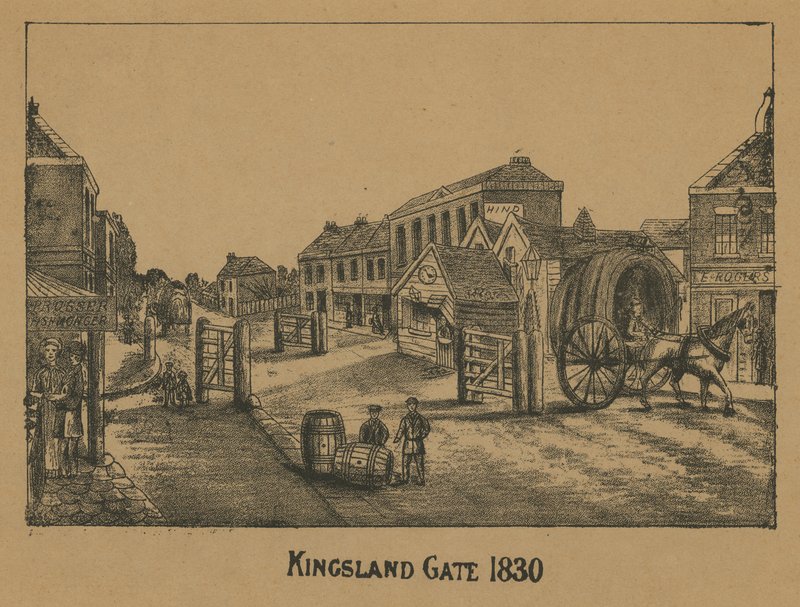 Kingsland Turnpike Gate by English School