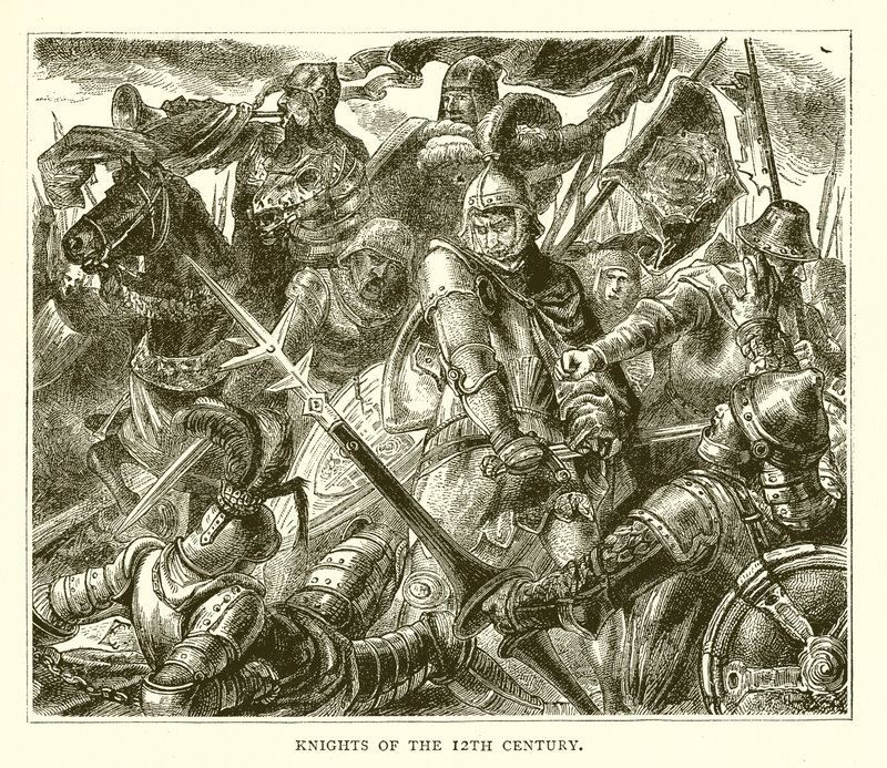 Knights of the 12th Century by English School