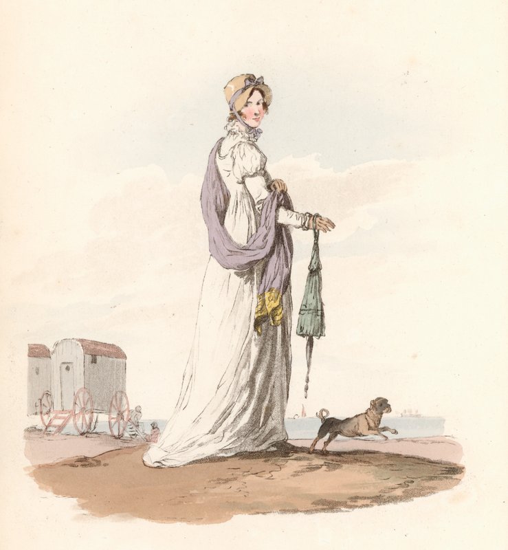 Lady in Her Summer Dress by English School