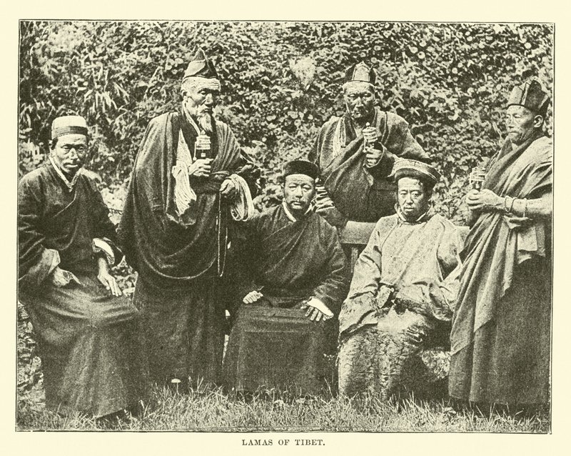 Lamas of Tibet by English School