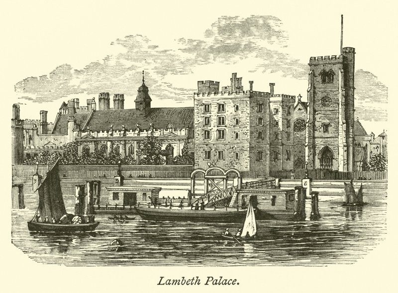 Lambeth Palace by English School