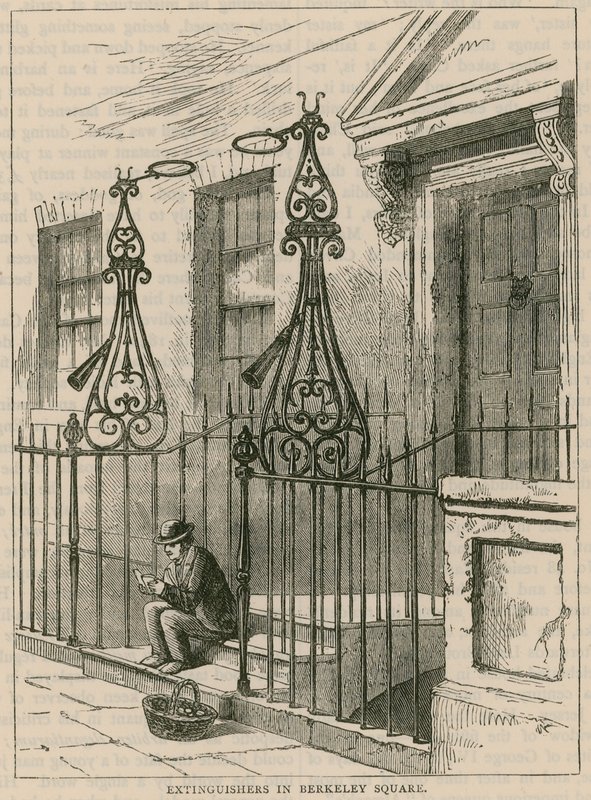 Lamp Extinguisher in Berkeley Square, London by English School