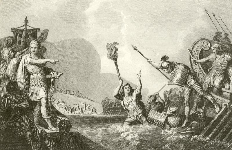 Landing of Julius Caesar by English School