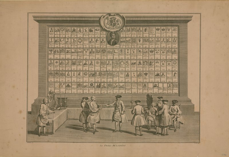 The Freemasons by English School