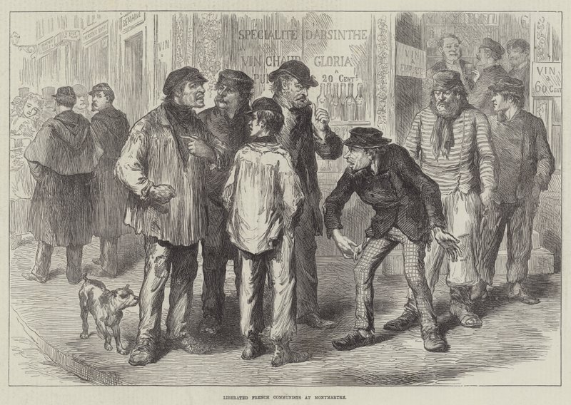 Liberated French Communists at Montmartre by English School